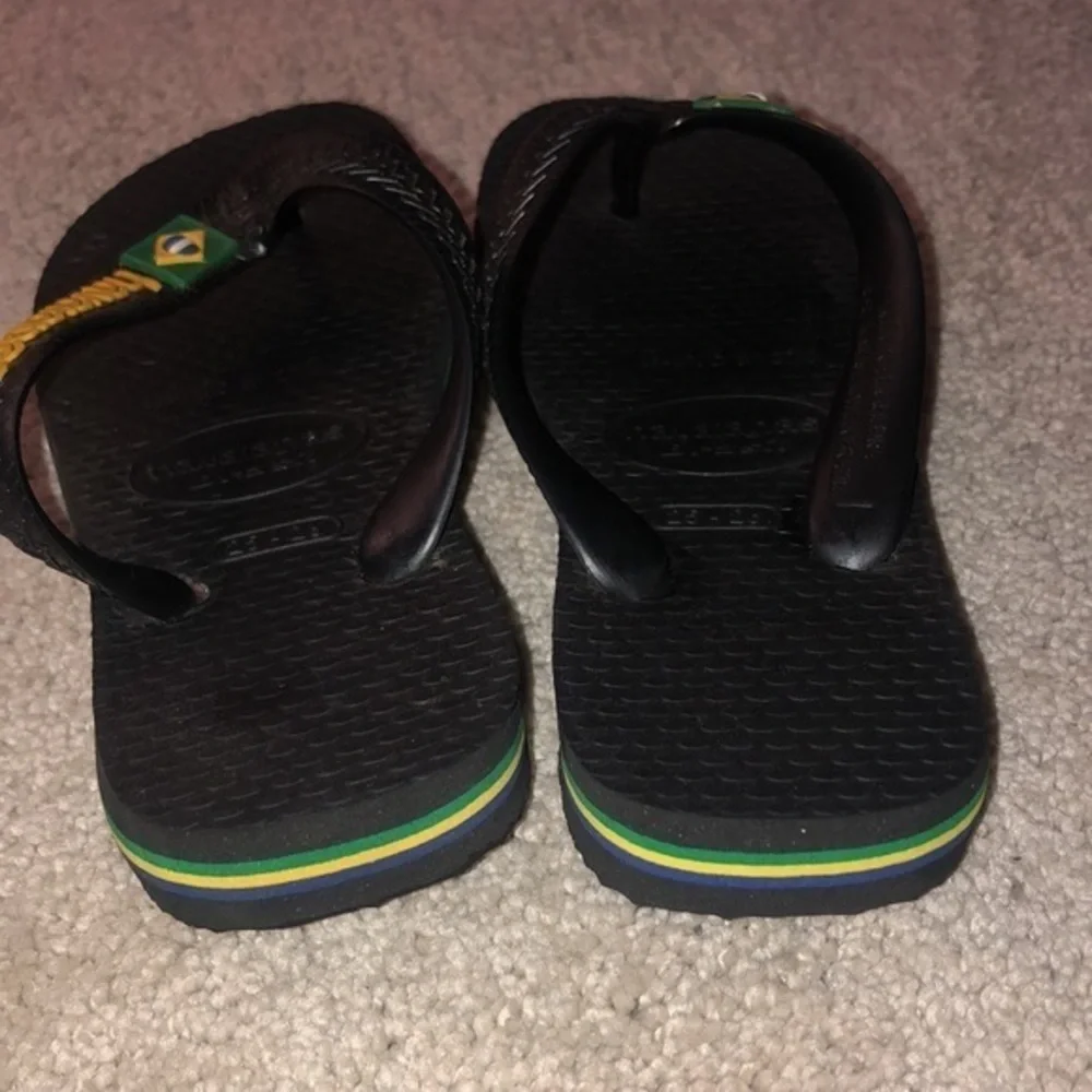 Havaianas Kids 25-26 Black‎ Flip Flops